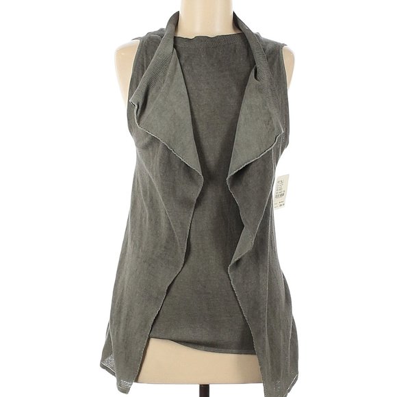 NWT Sarah Pacini Glitter Green Tank & Cardigan Set One Size Made in Italy - Picture 1 of 4